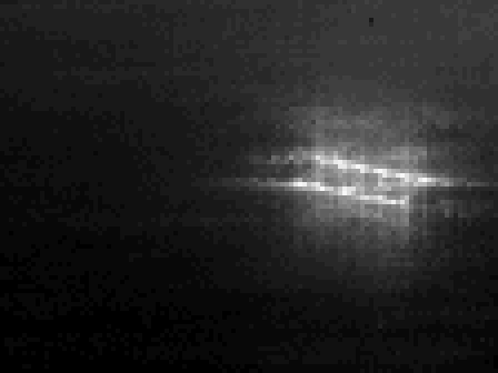 Detail (4x) of Mercury in daily median from <span>HI 1</span>-A on 2011/11/30 15:03Z (T1): 